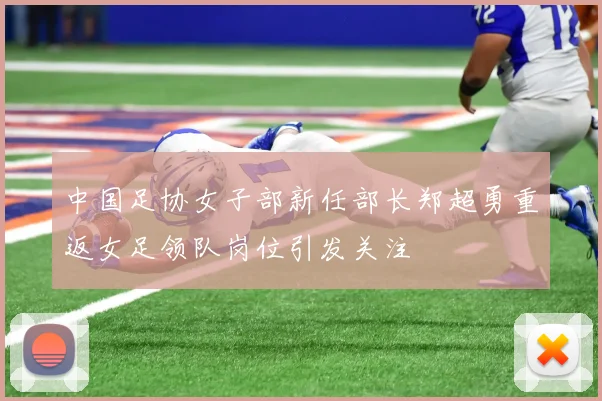 中国足协女子部新任部长郑超勇重返女足领队岗位引发关注